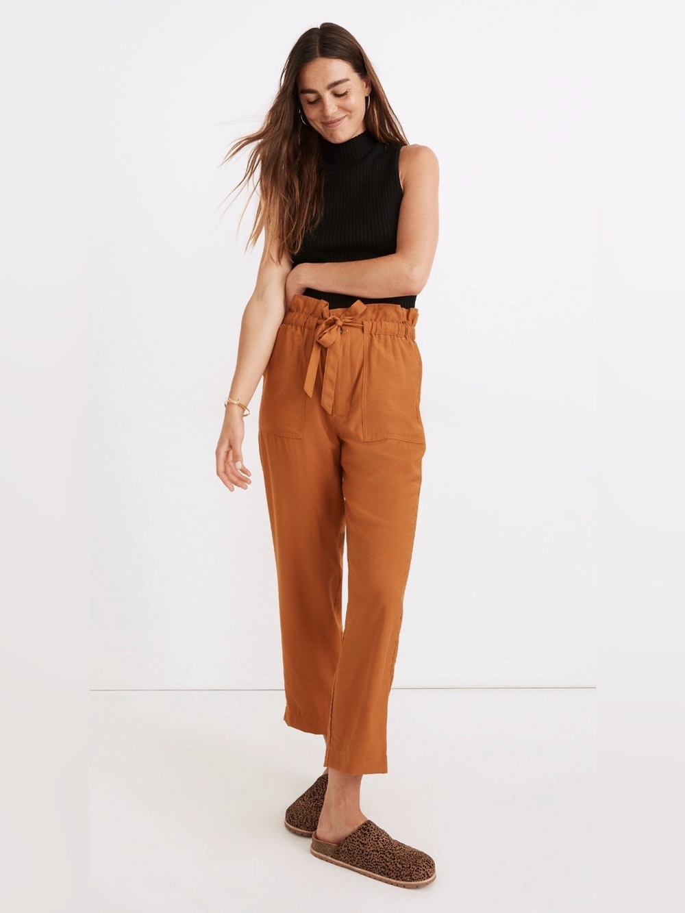 Madewell Dunaway Paperbag Pants